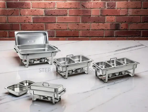 11L Stainless Steel Triple Chafing Dish - 1