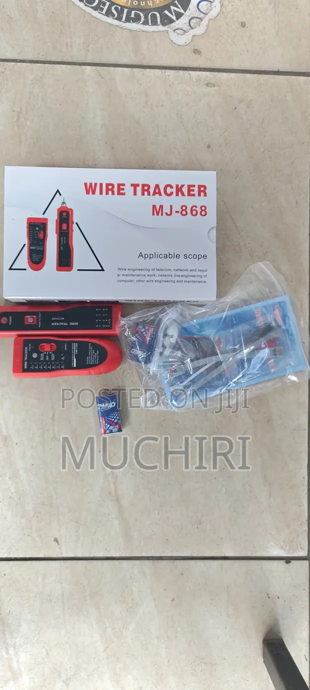 MJ868 RJ45 RJ11 Cable Tester and Tracer - 1