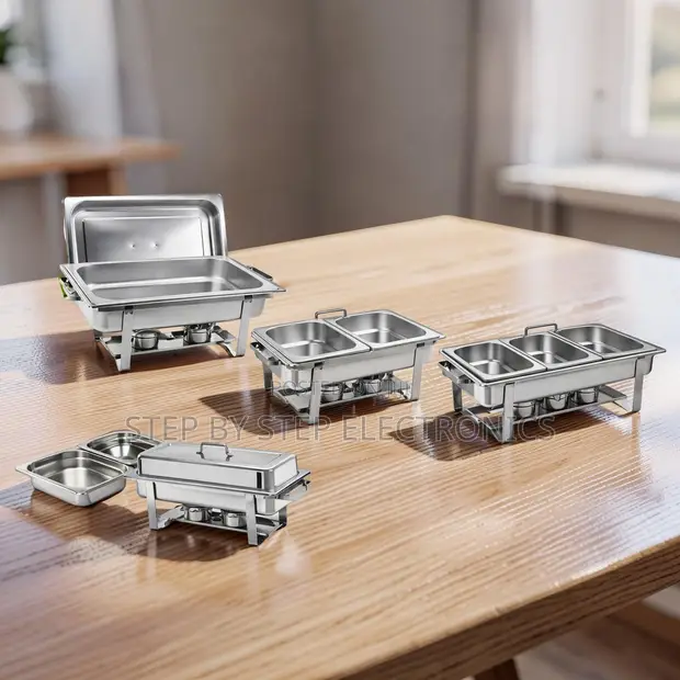 11L Stainless Steel Triple Chafing Dish - 1