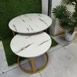 MDF Coffee Table - Round, Brand New - 1
