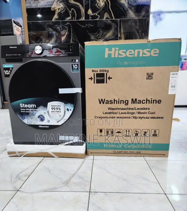 Hisense 10.5kg Washing Machine with Inverter Motor - 1
