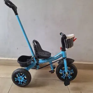 New 3-Wheel Toddler Push Tricycle - Blue