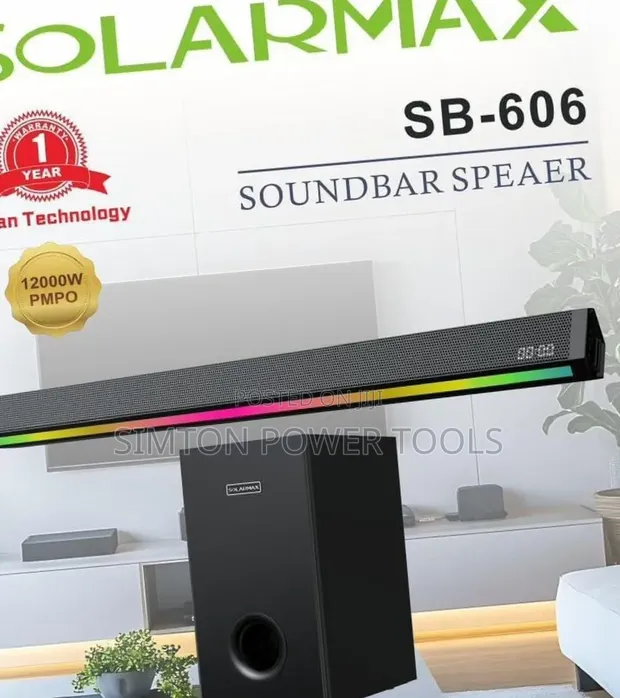 Solarmax SB-606 Soundbar Speaker System - 1