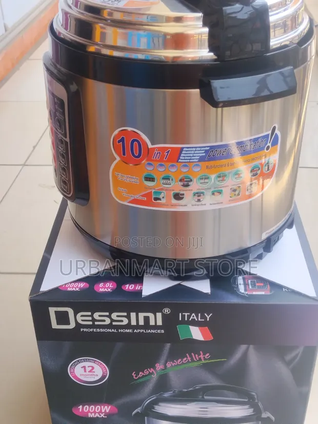 Dessini 1000W 6L Electric Multi Cooker - 1