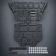 Manganese Steel Engine & Gearbox Cover Rust Shield for Audi A4 B9 - 1