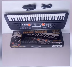 Piano ya Vifunguo 49 na Maikrofoni na Kebo ya Kuchaji