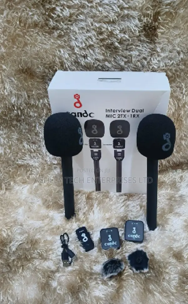 C&C Dual Wireless Interview Microphone System - 1