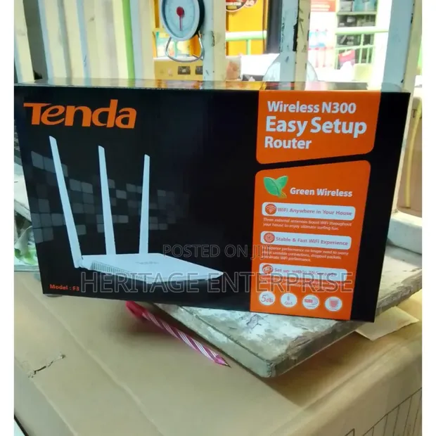 Tenda F3 WiFi Router - 1