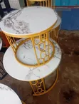 Meza ya Kahawa ya Mviringo ya Kisasa Iliyoagizwa - 3