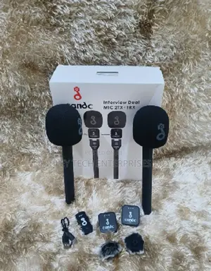 C&C Dual Wireless Interview Microphone - Mpya Kabisa