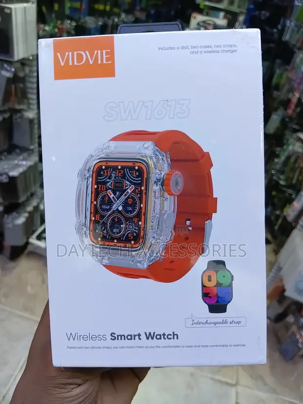Vidvie SW1613 Wireless Smartwatch - Vibrant Orange - 1