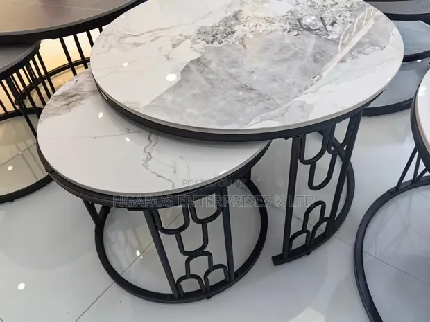 Imported Modern Round Coffee Table - 1