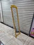Kioo cha Kuvaa cha Urefu Kamili 165x45cm chenye Msingi wa Dhahabu - 1