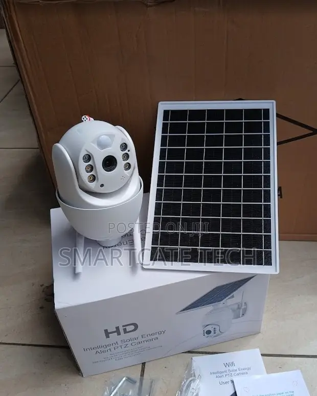 Ubox Single Lens Solar CCTV Camera with 4G SIM - 1