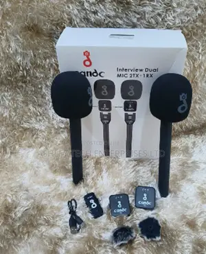 C&C Microphone Set ya Mahojiano - Transmitters 2 + Receiver 1
