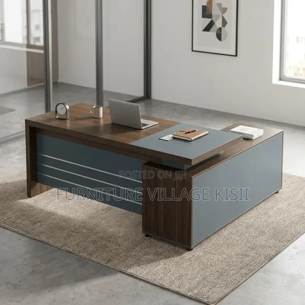 Executive L-Shaped Office Desk 160cm - 1