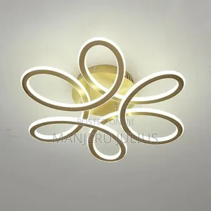 Gold Flower LED Ceiling Light