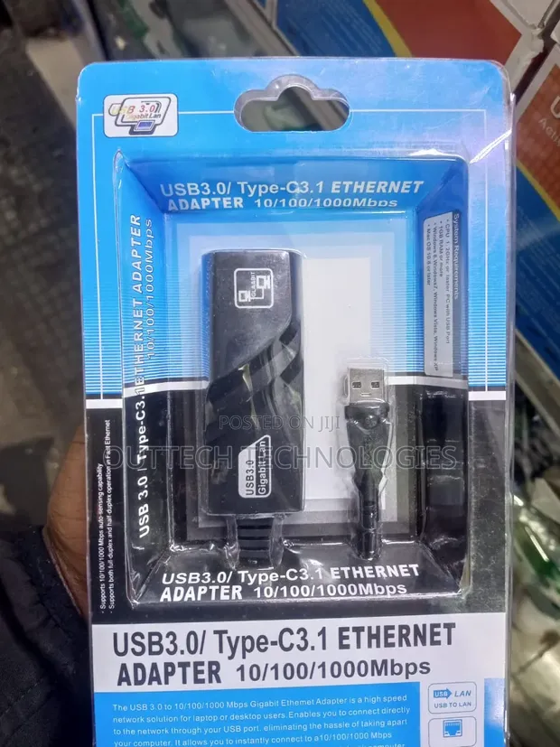 USB 3.0 to Ethernet Adapter - 1