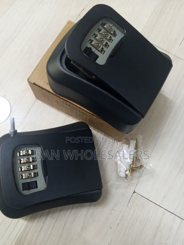 Heavy Duty Metallic Key Lock Box - 1