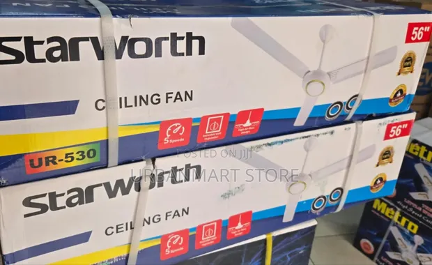 Starworth 56 Inch Ceiling Fan for Large Rooms - 1