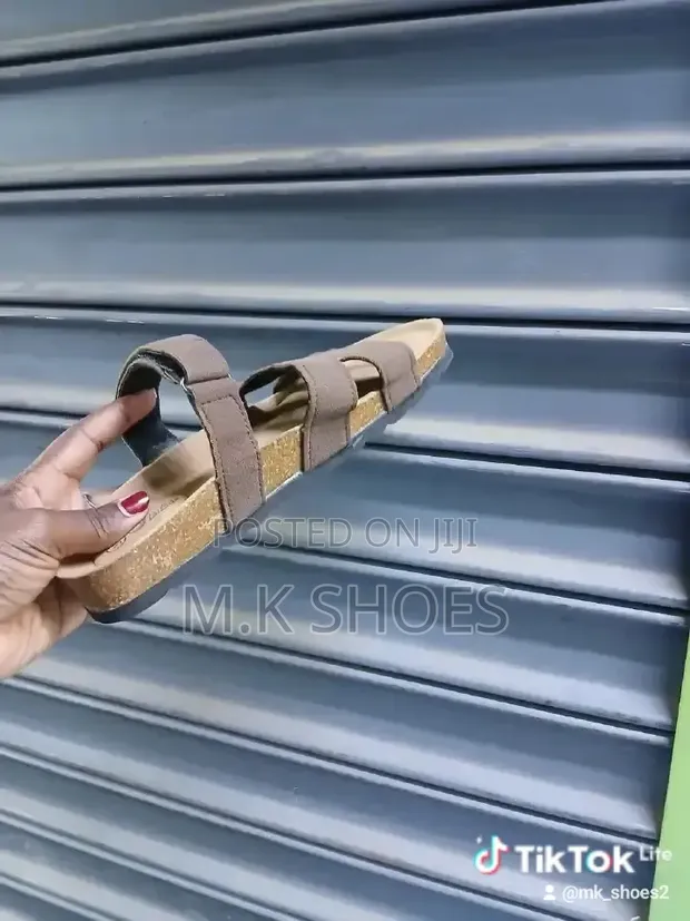 Ladies Slides - Sandali za Ngozi za Rangi Nyingi - 1