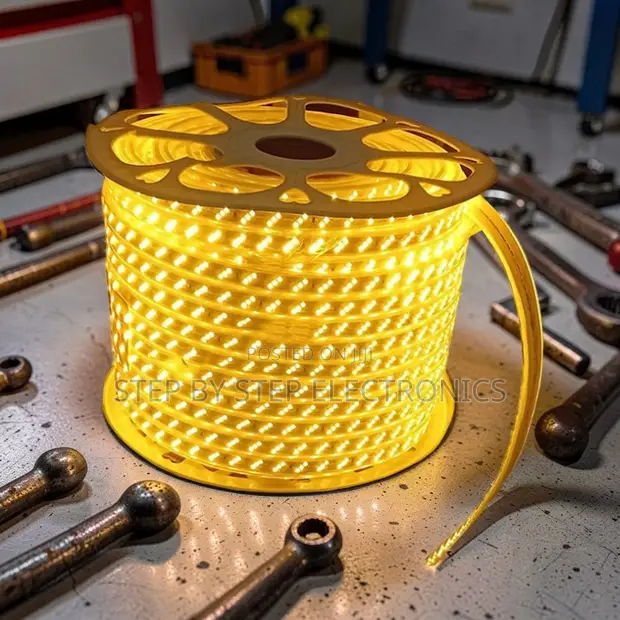 50M Orange Yellow Warm White SMD LED Strip Light - 1