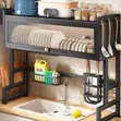 Over-the-Sink Dish Rack with Cover - 85cm - 2