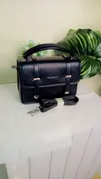 Vintage Inspired Structured Satchel Handbag - 4