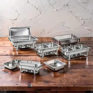 11L Stainless Steel Triple Chafing Dish