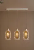 Triple Straight-Bar Pendant Light - 3