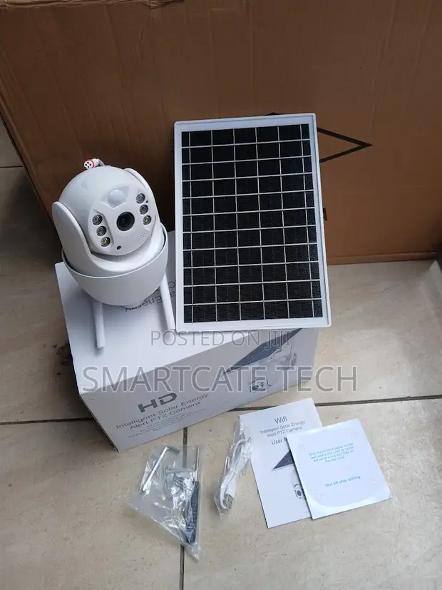 Ubox 4G Solar Powered PTZ Surveillance Camera - 1