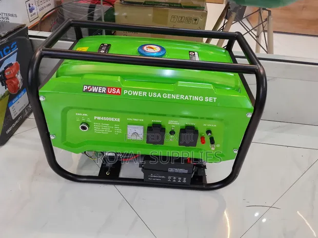 Power USA 5.5kva Petrol Generator Keystart - 1