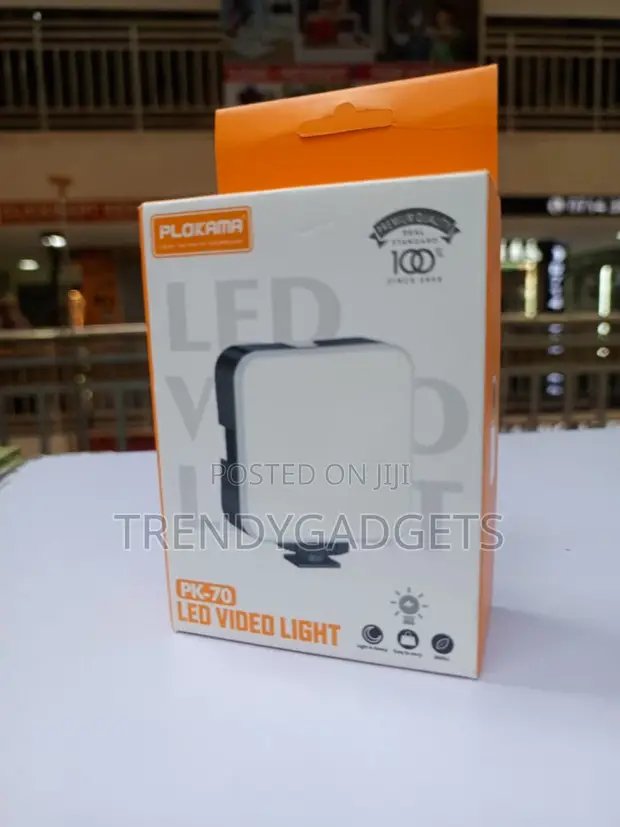 PLOKAMA PK-70 Mwanga wa LED Portable kwa Simu na Kamera - 1