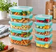 10 Pcs Food Grade Glass Storage Containers Set - 5