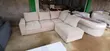 L-Shaped Sofa with Back Pillows - 6 Seater - 1