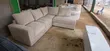 L-Shaped Sofa with Back Pillows - 6 Seater - 2