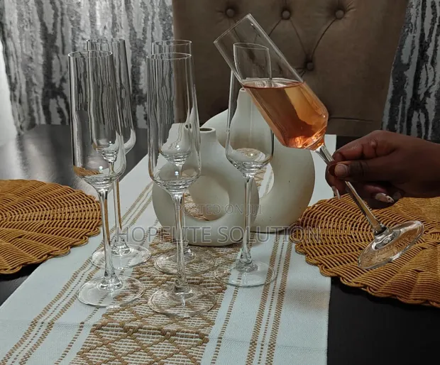 6pcs Vioo vya Champagne vya Kifahari vya Crystal - 1