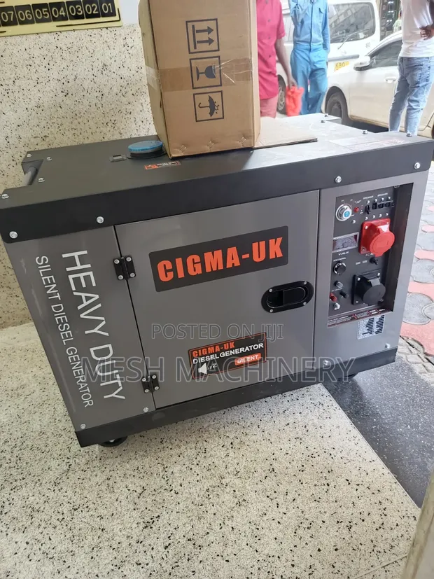 CIGMA-UK 15kVA Dual Phase Silent Diesel Generator - 1