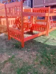 Brand New 4x6 & 3.5x6 Double Decker Bed - Hardwood Frame - 2
