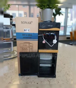 Sonar Black Gold Water Dispenser yenye Kabati
