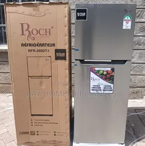 Friji la Roch RFR-260-DT-B Lita 200 Milango Miwili Haigandi
