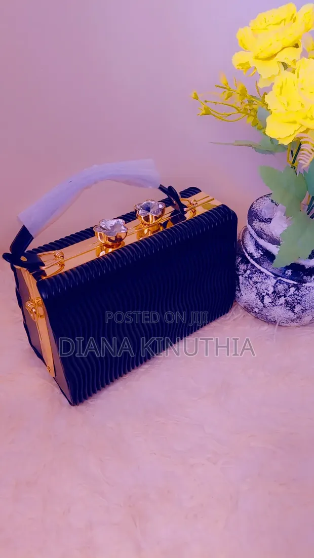 Quality Ladies Handbags - Black Genuine Leather - 1