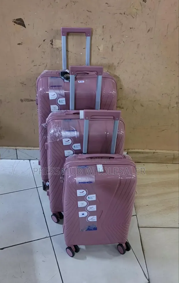 3-in-1 Unbreakable PP Suitcase Set - 1