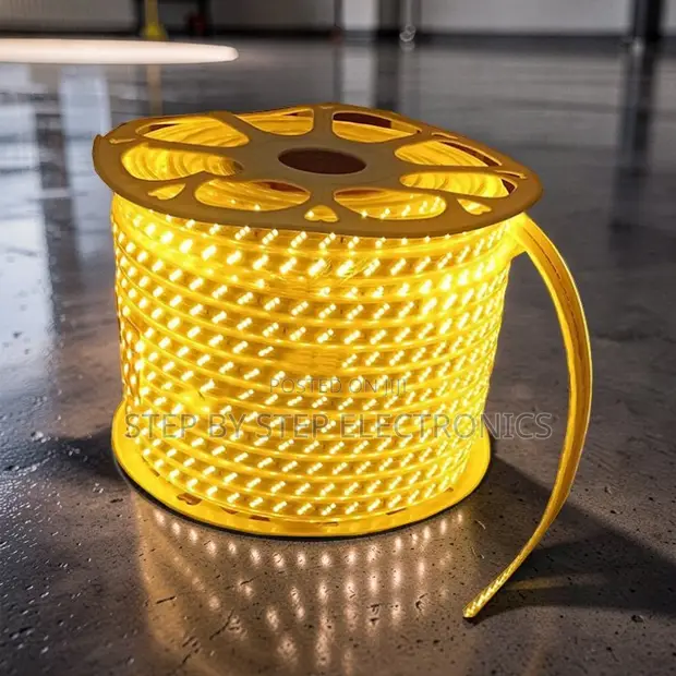 Adjustable 50M Orange Yellow Warm White SMD LED Strip Light - 1