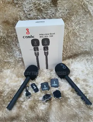 C&C Interview Dual Wireless Microphone Pro Audio Kit