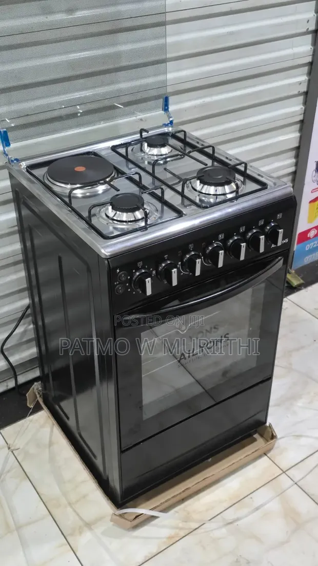 Ailyons Standing Cooker 50x50 3 Gas + 1 Umeme - 1