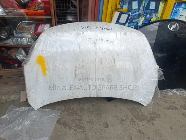 Nissan Wingroad Y12 Bonnet - White - 1