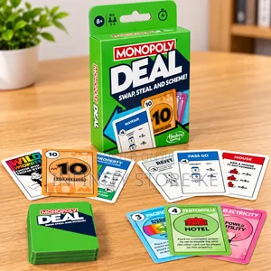 Monopoly Deal Strategy Card Game - UK Version