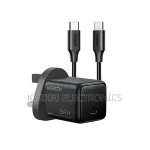 Ugreen 25W USB-C GaN Fast Charger Set (UK Plug)