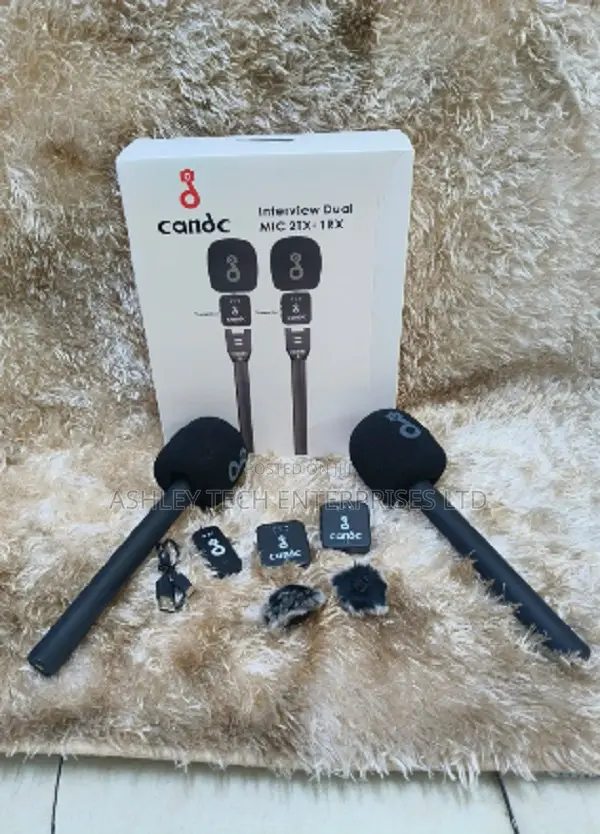 C&C Professional 2-Person Wireless Interview Microphone - 1